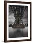 Manhattan Bridge 2 pop-Moises Levy-Framed Photographic Print