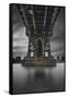 Manhattan Bridge 2 pop-Moises Levy-Framed Stretched Canvas