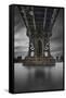 Manhattan Bridge 2 pop-Moises Levy-Framed Stretched Canvas