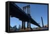 Manhattan Bridge, 2020, ( Photograph)-Anthony Butera-Framed Stretched Canvas