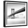 Manhattan Bridge 2-Moises Levy-Framed Premium Photographic Print
