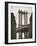 Manhattan Bridge and Empire State Building, New York City, USA-Alan Copson-Framed Photographic Print