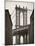 Manhattan Bridge and Empire State Building, New York City, USA-Alan Copson-Mounted Photographic Print