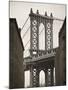 Manhattan Bridge and Empire State Building, New York City, USA-Alan Copson-Mounted Photographic Print