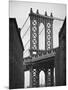 Manhattan Bridge and Empire State Building, New York City, USA-Alan Copson-Mounted Photographic Print