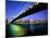 Manhattan Bridge and Skyline at Dusk-Alan Schein-Mounted Photographic Print