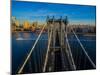 Manhattan Bridge at dawn, New York City, New York State, USA-null-Mounted Photographic Print