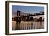 Manhattan Bridge at Dawn-Alan Blaustein-Framed Photographic Print