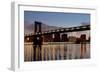 Manhattan Bridge at Dawn-Alan Blaustein-Framed Photographic Print