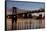 Manhattan Bridge at Dawn-Alan Blaustein-Framed Stretched Canvas