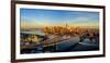 Manhattan Bridge at sunrise, New York City, New York State, USA-null-Framed Photographic Print