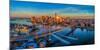 Manhattan Bridge at sunrise, New York City, New York State, USA-null-Mounted Photographic Print
