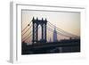 Manhattan Bridge at Sunset-null-Framed Photographic Print