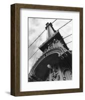 Manhattan Bridge Detail-Chris Bliss-Framed Art Print