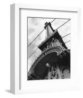 Manhattan Bridge Detail-Chris Bliss-Framed Art Print