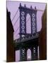 Manhattan Bridge, Empire State Building, New York City, USA-Alan Schein-Mounted Photographic Print