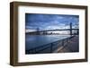 Manhattan Bridge from Brooklyn, New York City, New York, USA-Jon Arnold-Framed Photographic Print