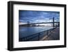 Manhattan Bridge from Brooklyn, New York City, New York, USA-Jon Arnold-Framed Photographic Print