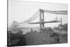 Manhattan Bridge from Brooklyn-null-Stretched Canvas