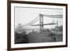 Manhattan Bridge from Brooklyn-null-Framed Premium Giclee Print