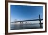 Manhattan Bridge in the Morning Mist, New York City, USA-Sergio Pitamitz-Framed Photographic Print