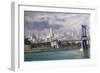 Manhattan Bridge, New York, 1996-Julian Barrow-Framed Giclee Print