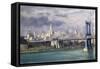 Manhattan Bridge, New York, 1996-Julian Barrow-Framed Stretched Canvas