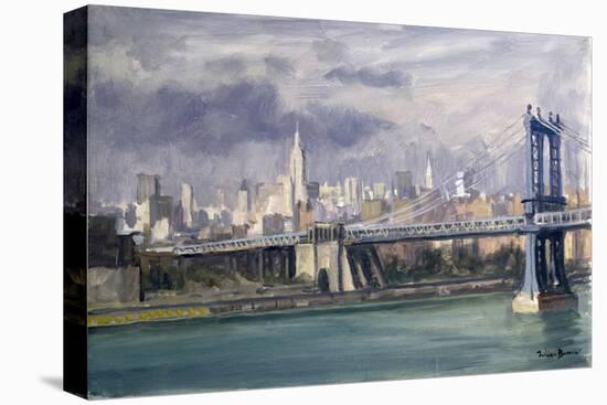 Manhattan Bridge, New York, 1996-Julian Barrow-Stretched Canvas