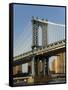 Manhattan Bridge, New York City, New York, USA-R H Productions-Framed Stretched Canvas