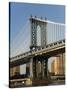 Manhattan Bridge, New York City, New York, USA-R H Productions-Stretched Canvas