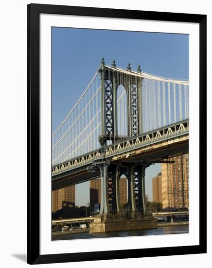 Manhattan Bridge, New York City, New York, USA-R H Productions-Framed Photographic Print