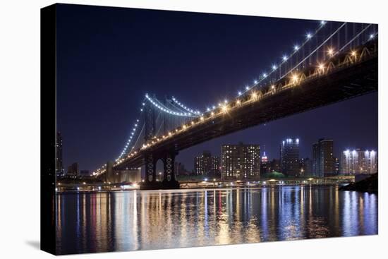 Manhattan Bridge, New York City-Paul Souders-Stretched Canvas