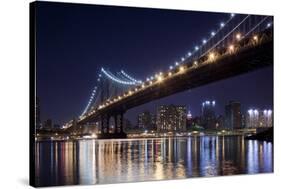 Manhattan Bridge, New York City-Paul Souders-Stretched Canvas