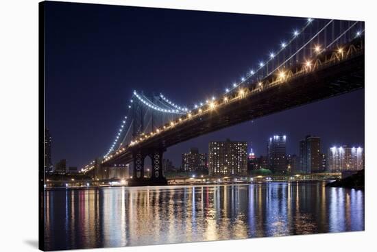 Manhattan Bridge, New York City-Paul Souders-Stretched Canvas