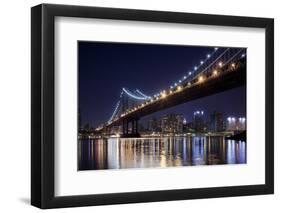 Manhattan Bridge, New York City-Paul Souders-Framed Photographic Print