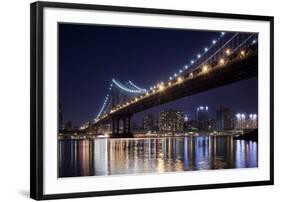 Manhattan Bridge, New York City-Paul Souders-Framed Photographic Print