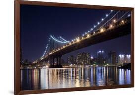 Manhattan Bridge, New York City-Paul Souders-Framed Photographic Print