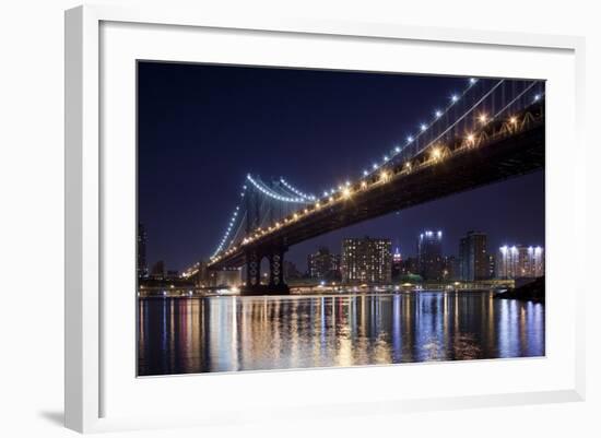 Manhattan Bridge, New York City-Paul Souders-Framed Photographic Print