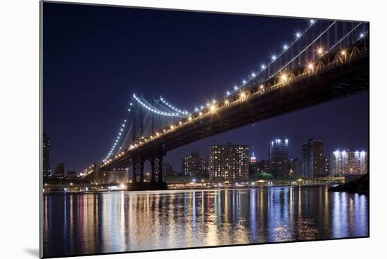 Manhattan Bridge, New York City-Paul Souders-Mounted Photographic Print