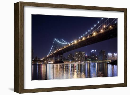 Manhattan Bridge, New York City-Paul Souders-Framed Photographic Print