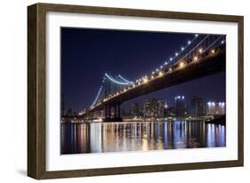 Manhattan Bridge, New York City-Paul Souders-Framed Photographic Print