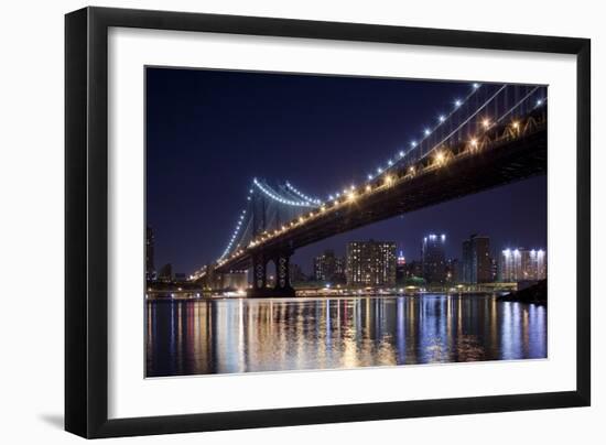 Manhattan Bridge, New York City-Paul Souders-Framed Photographic Print