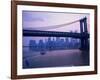 Manhattan Bridge, NYC-Barry Winiker-Framed Photographic Print