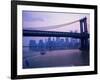 Manhattan Bridge, NYC-Barry Winiker-Framed Photographic Print