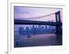 Manhattan Bridge, NYC-Barry Winiker-Framed Photographic Print