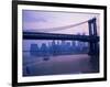 Manhattan Bridge, NYC-Barry Winiker-Framed Photographic Print