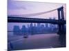 Manhattan Bridge, NYC-Barry Winiker-Mounted Photographic Print