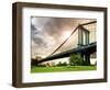 Manhattan Bridge of Brooklyn Park, Manhattan, New York, United States-Philippe Hugonnard-Framed Photographic Print