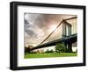 Manhattan Bridge of Brooklyn Park, Manhattan, New York, United States-Philippe Hugonnard-Framed Photographic Print