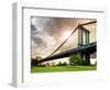 Manhattan Bridge of Brooklyn Park, Manhattan, New York, United States-Philippe Hugonnard-Framed Photographic Print